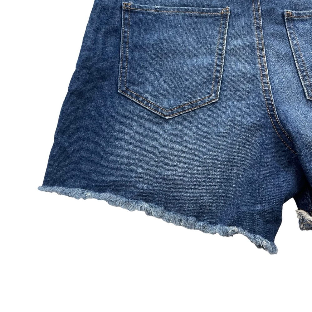 Sound Style Womens 4 26 Med Wash Denim Hope High Rise Vintage Reunion Jean Short - Picture 13 of 14